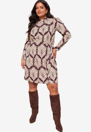 Friends Like These PLUS SIZE FIT - Jerseykleid - purple geo