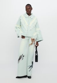 Ksenia Schnaider COWBOY JACKET WITH VINTAGE EFFECT - Τζιν μπουφάν - vintage blue