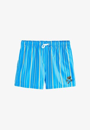 Next, GRAPHIC STRIPED SWIM SHORTS - Badeshorts - blue