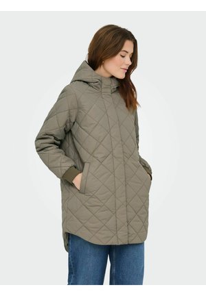 NLJULIET QUILTED HOOD ZIP OTW - Manteau d'hiver - laurel oak