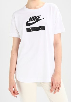 T-shirt med print - white