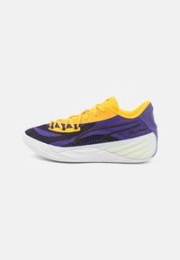 ALL-PRO NITRO - Basketball shoes - white/yellow sizzle/team violet