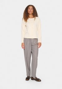 Saint Tropez MILA R-NECK - Kardigan - babys breath melange