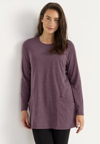 Cellbes of Sweden WITH POCKETS - Pitkähihainen paita - plum melange