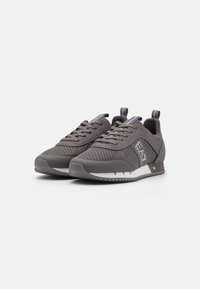 EA7 Emporio Armani LACES UNISEX - Tenisky - volcanic glass/silver