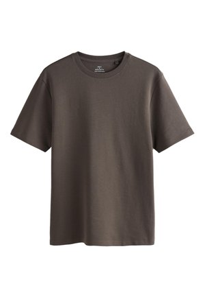 Next, REGULAR FIT - SMART SOFT TOUCH HEAVYWEIGHT T-SHIRT  . - Základné tričko - brown