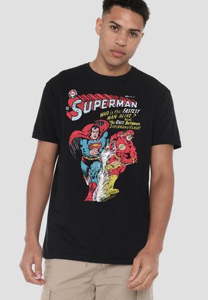 DC COMICS - SUPERMAN, JLA FASTEST - T-Shirt print - black