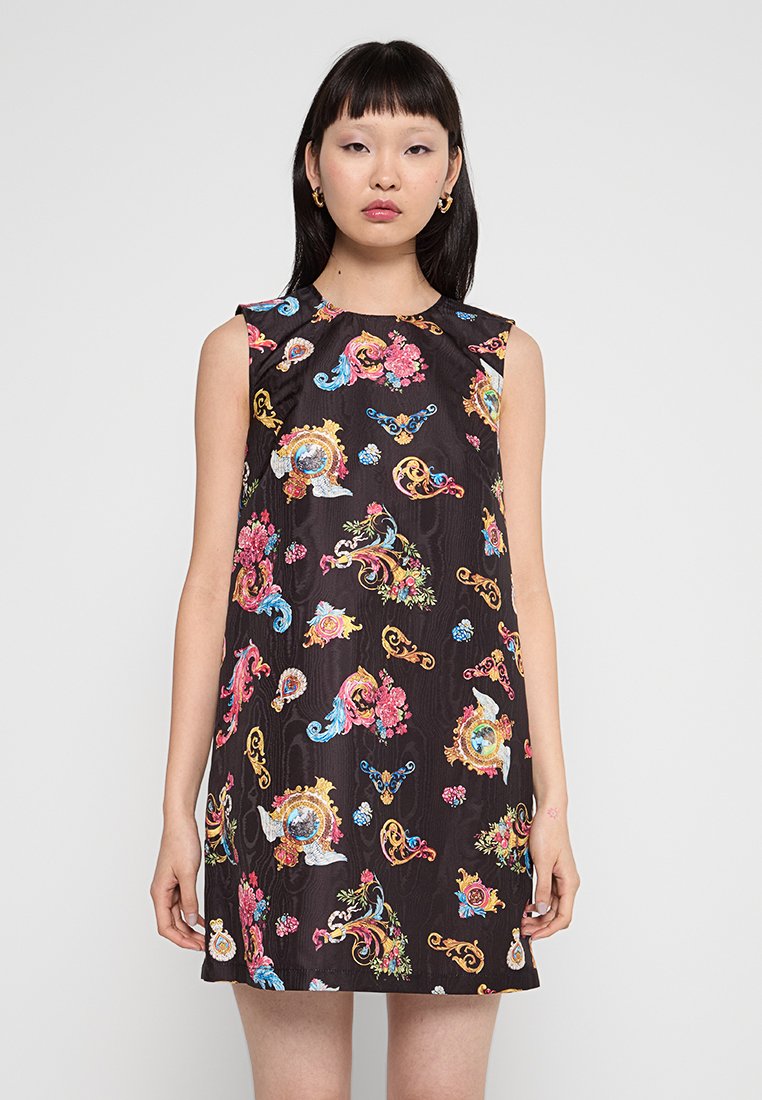 Versace Jeans Couture Jurk antraciet gemêleerd