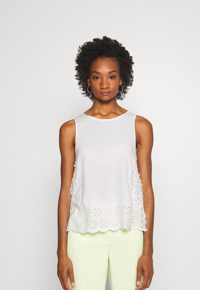 BLUSA SUIZO BAJO - Bluzka - white