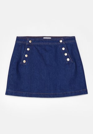 FRAME SAILOR SNAP SKIRT - Fustă denim - celestine
