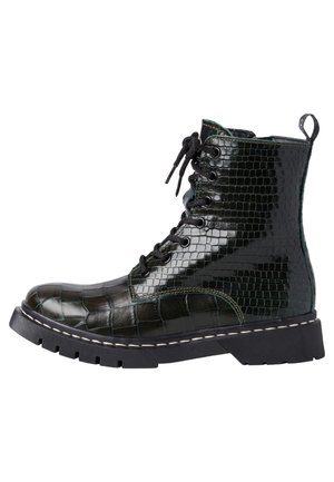 Bottines à lacets - khaki