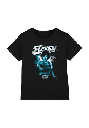 NETFLIX, STRANGER THINGS TALES FROM 85 ELEVEN MONO - Print T-shirt - black