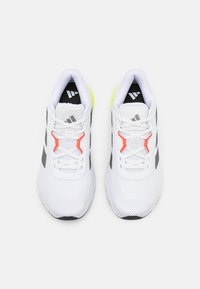 adidas Performance GALAXY  - Chaussures de running sur route - footwear white/iron metallic/lucid lemon