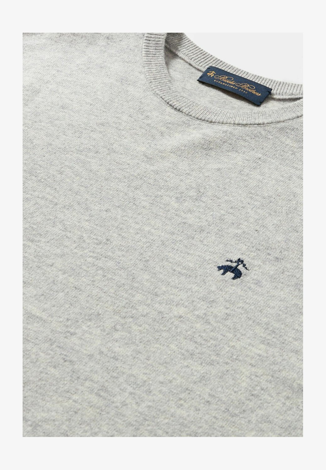 Brooks Brothers Maglione Uomo Con Cappuccio E Zip – Maglia A Trecce, Logo Ricamato, Polsini A Costine