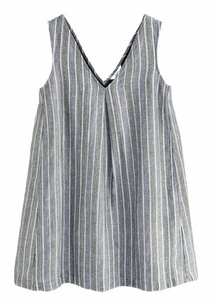 TALL - REGULAR FIT - Nappali ruha - black ecru pinstripe