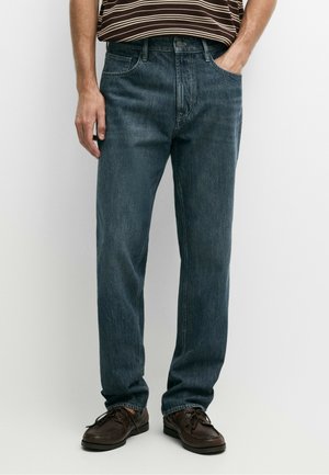 Massimo Dutti, TAPERED FIT JEANS - Jeans Tapered Fit - dark blue