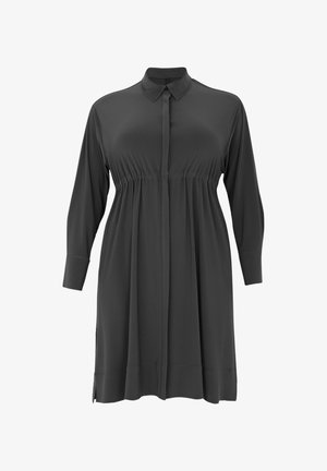 YOEK WITH LONG SLEEVES - Hemdbluse - black