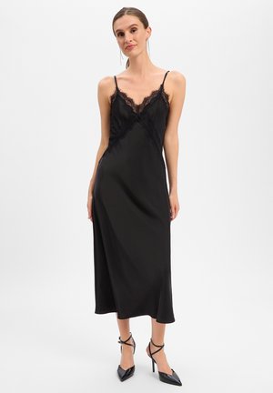 Marie Lund, MARIE LUND SATINKLEID - Freizeitkleid - schwarz