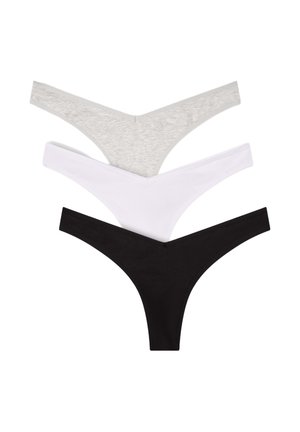 PACK 3 V-SHAPE - Perizoma - var nero