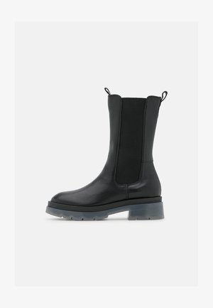 FILIPPA - Platform boots - black/translucent