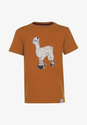 ALPAKA - T-shirt med print - rust