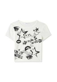 Terranova STAMPA GRAFFITI - Top - bianco lana