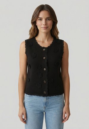 Morgan MFLEUR - Cardigan - noir