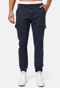 INDICODE JEANS - HILLS - Jeans Tapered Fit - navy Miniatuurafbeelding 1