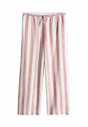 THE SET 3 PACK PULL ON WIDE  - Trousers - black neutral clay stripe