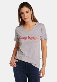 Bruno Banani - ASHLEY - T-shirt print - hellgrau melange Miniatuurafbeelding 1