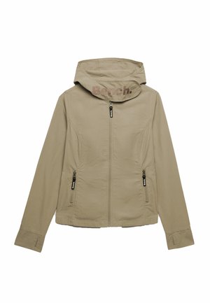 Bench, BENCH X SUPERDRY &AMP; CO BENCH HOODED FUNNEL NECK RIPSTOP JACKET - Übergangsjacke - dune  dune