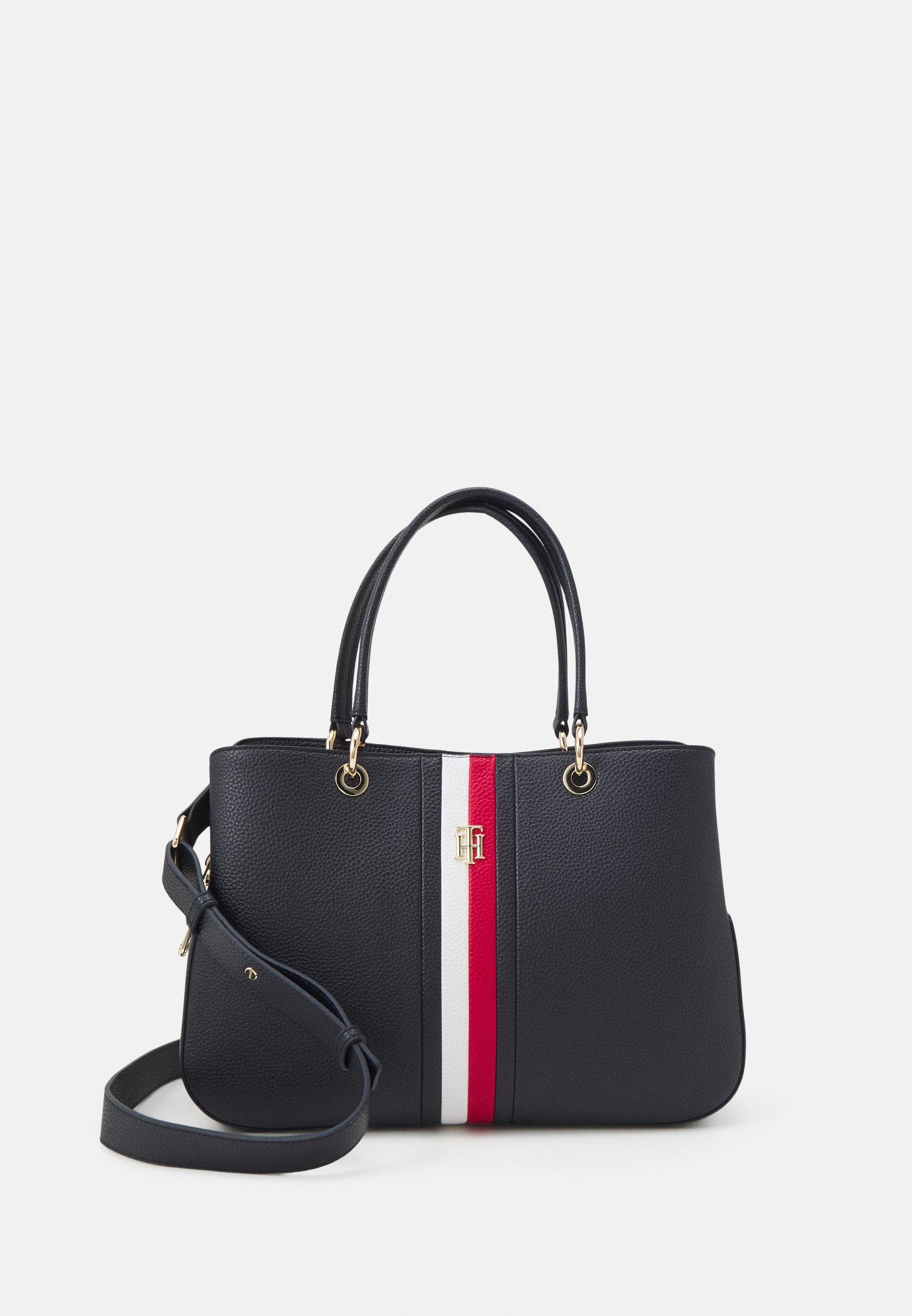 universiteitsstudent pauze Petulance Tommy Hilfiger ESSENCE SATCHEL - Handtas - blue/blauw - Zalando.be