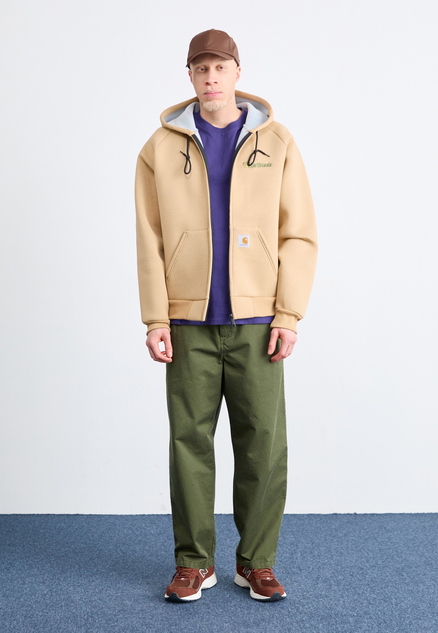Carhartt WIP HARTTRONIX CAR LUX HOODED - Sweatjacke - dusty brown