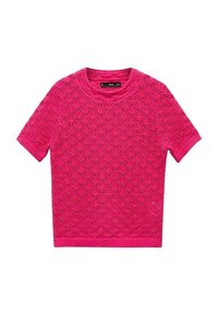 Mango Jednoduché tričko - pink