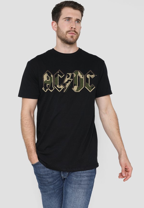 AC DC CAMO LOGO - T-Shirt print