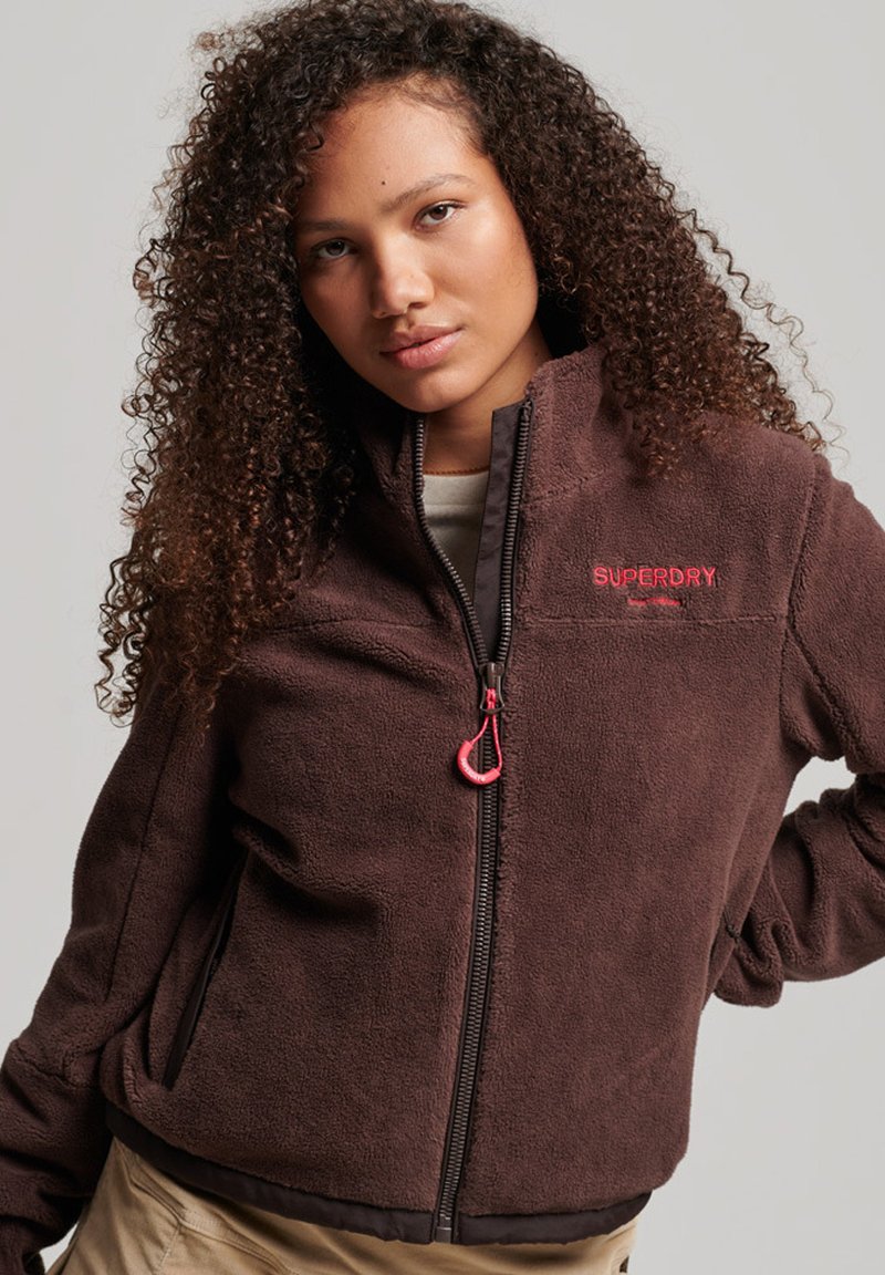 Superdry TREKKER Fleece jacket dark oak brown/brown Zalando.ie