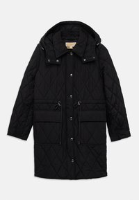 MID LENGTH BELTED QUILT - Parka - black