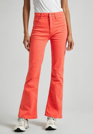 TRIXIE - Jean bootcut - crispy red