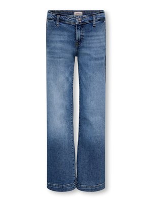 ONLY GIRLS WIDE   - Zvonové džínsy - light blue denim