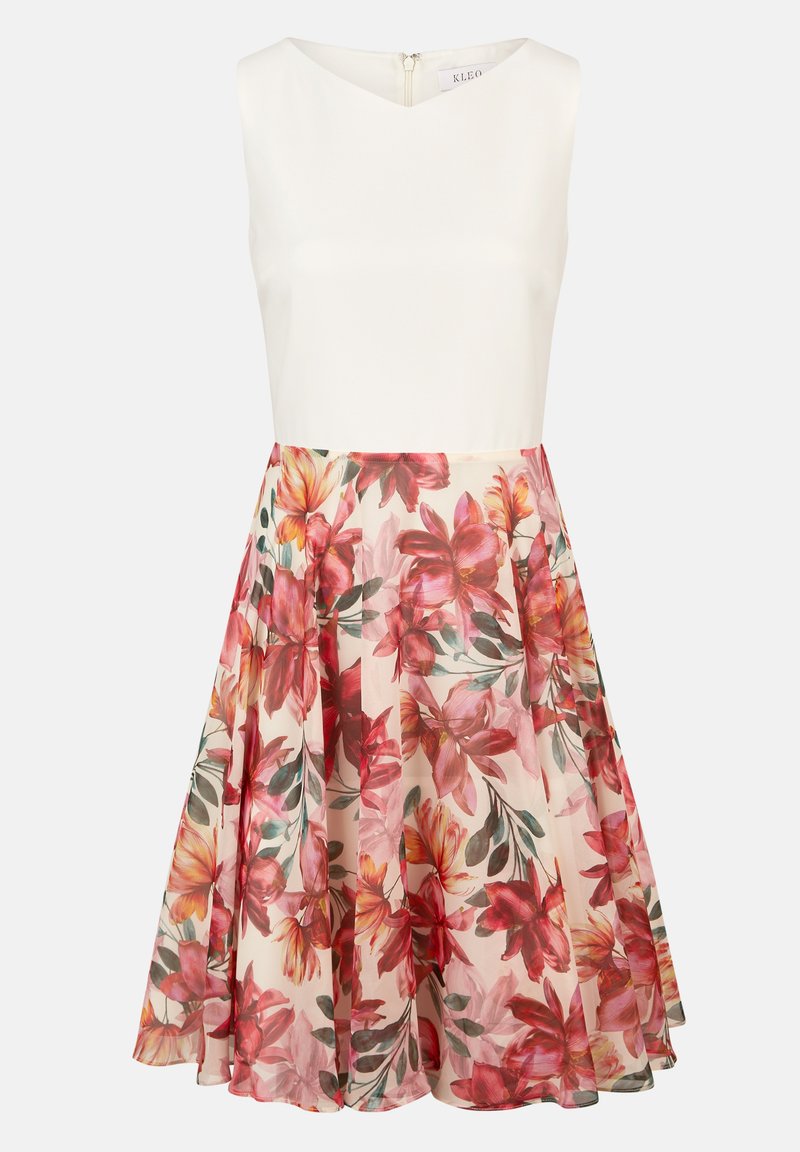 KLEO Cocktailjurk rood KLEO Cocktailjurk rood