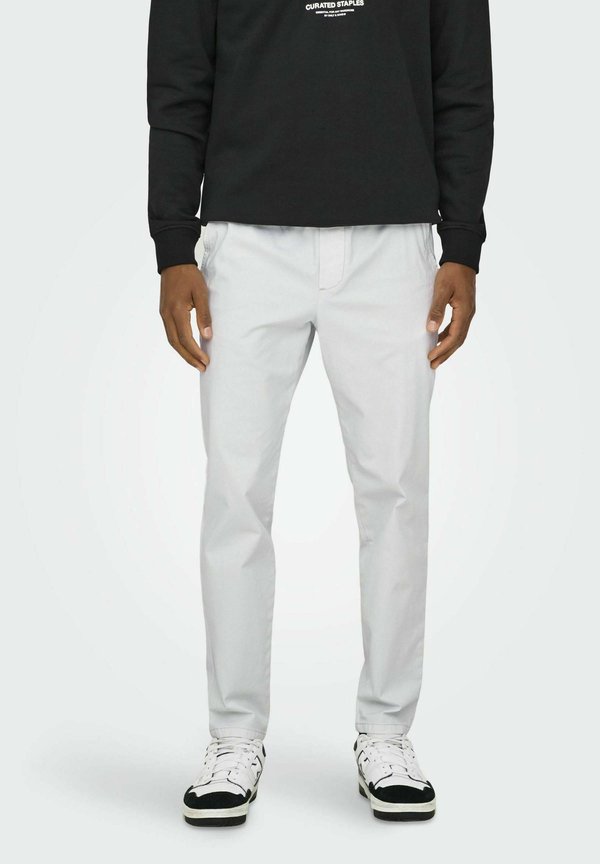 Stoffhose - glacier gray