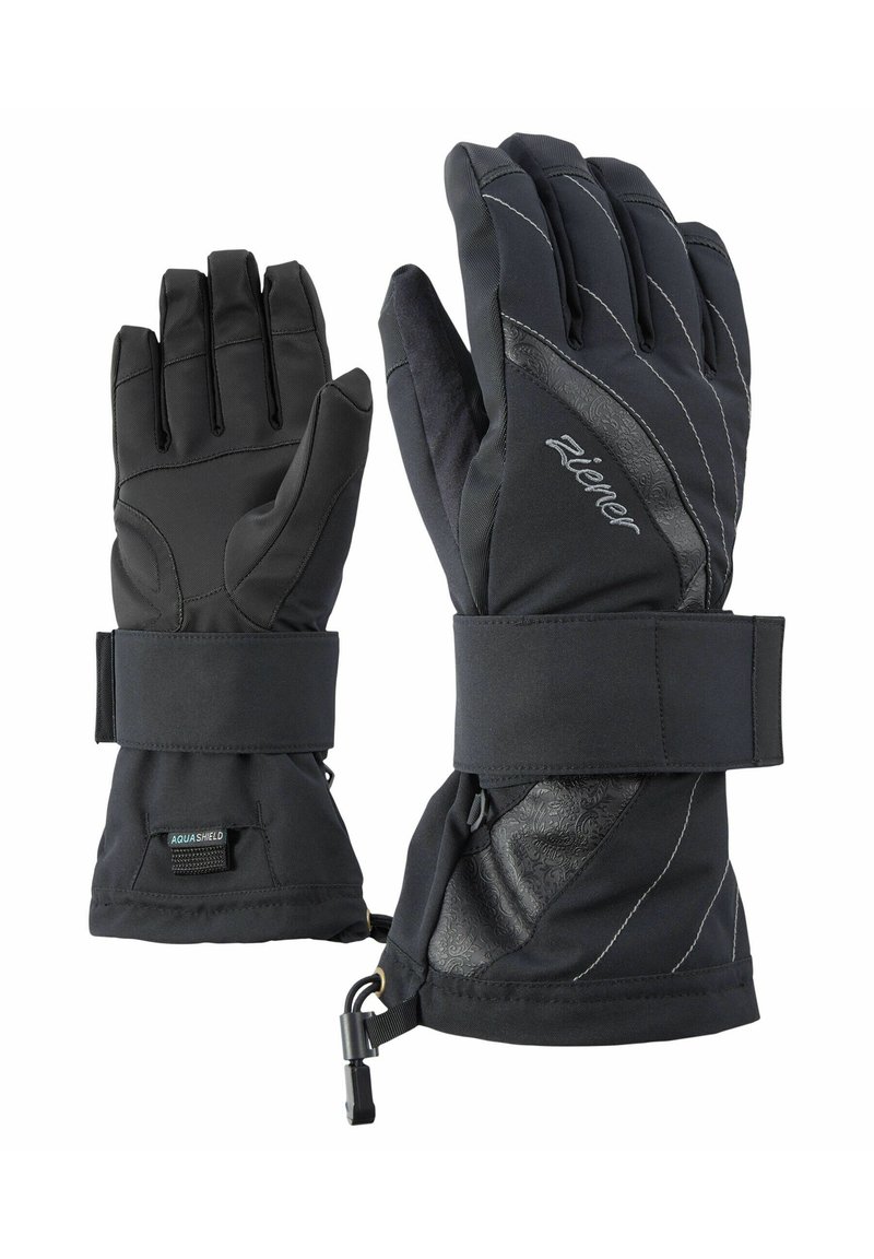 Damen Caps, Mützen & Hüte | Ziener MILANA AS® Fingerhandschuh schwarz/schwarz - NC92946 Damen Caps, Mützen & Hüte | Ziener MILANA AS® Fingerhandschuh schwarz/schwarz - NC92946