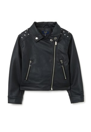 REGULAR FIT  - Kunstlederjacke - gunmetal
