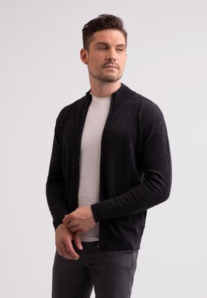 Strickjacke - dunkel anthrazit