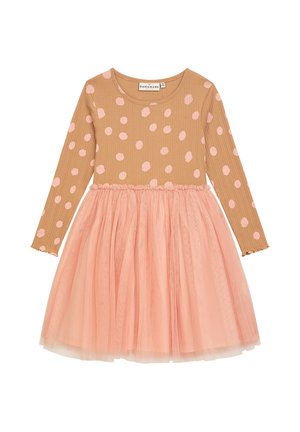 BRANDA - Jerseykleid - dark beige