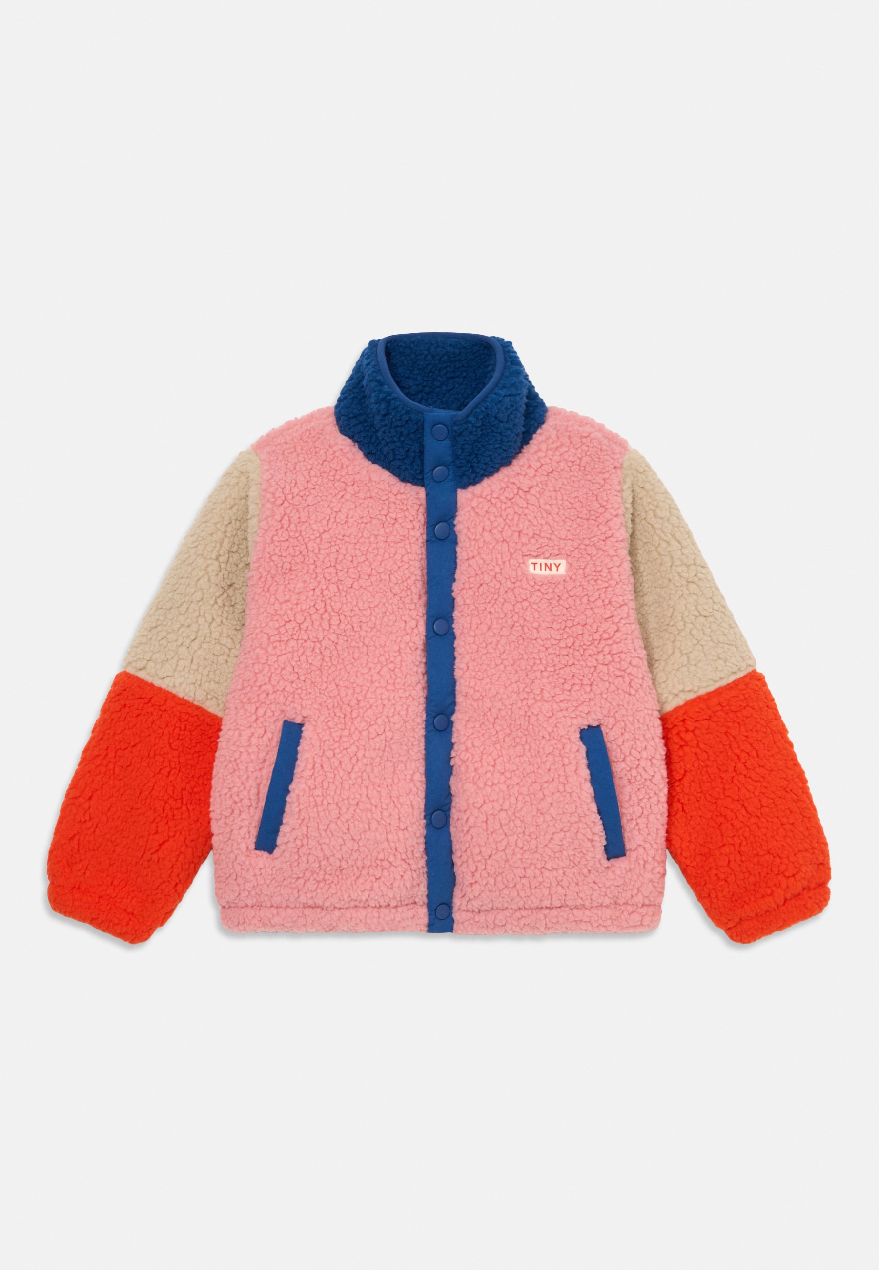 TINYCOTTONS JACKET UNISEX Fleece jacket dark blue/pink