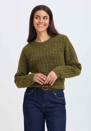 Fransa, FRSANNY PU 9 - Pullover - fir green melange