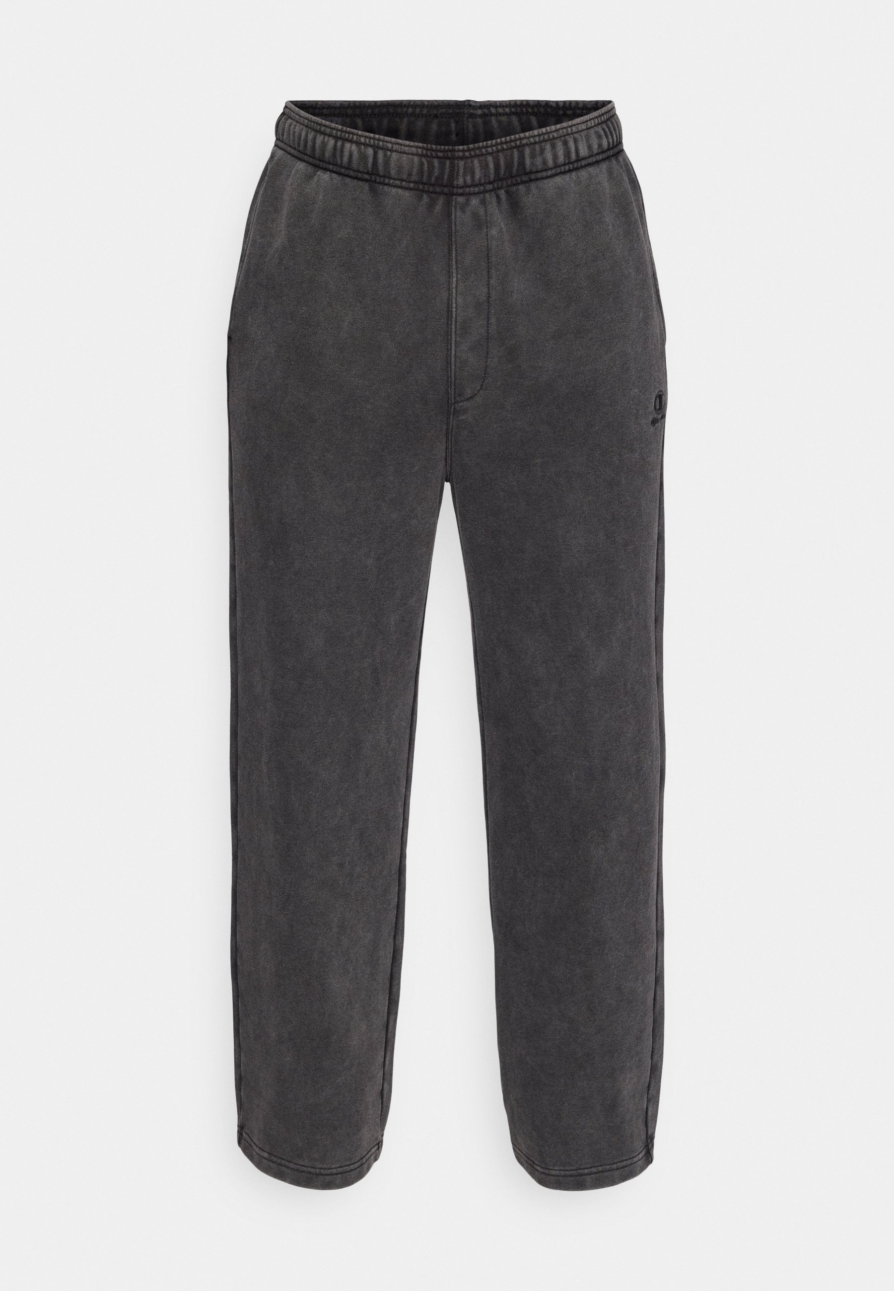 Champion ICONS WASH LOOSE STRAIGHT HEM PANTS - Teplákové kalhoty - black
