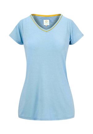 SHORT SLEEVE SOLID - T-shirt basic - blue