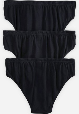 JP1880, 3 PACK COTTON-SLIP - Trusser - black